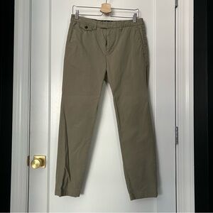 Ted Baker Olive Slim Fit Chino Pants, Size 30